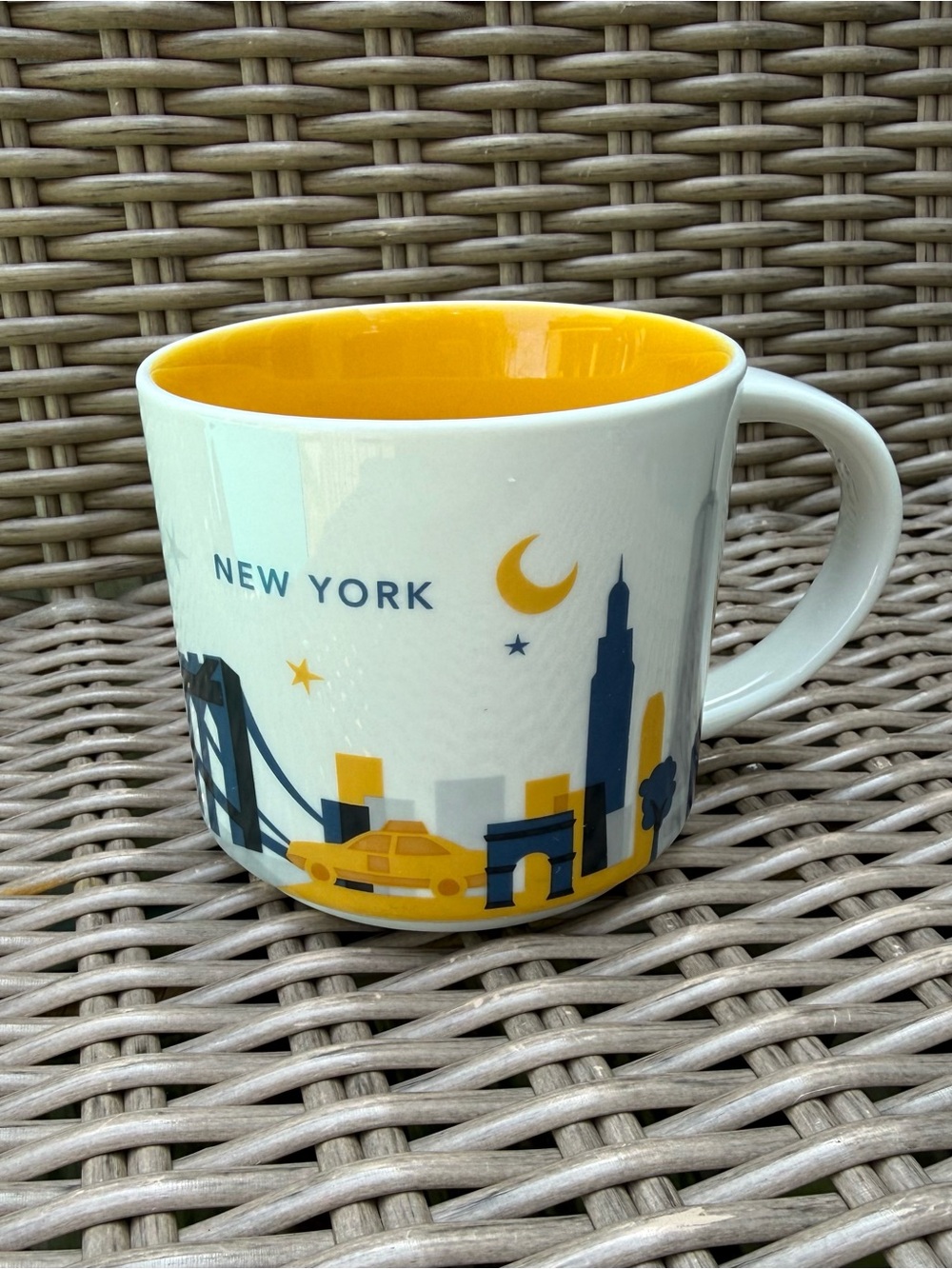 STARBUCKS 2015 New York 14oz Coffee Mug Cup You Are Here Series